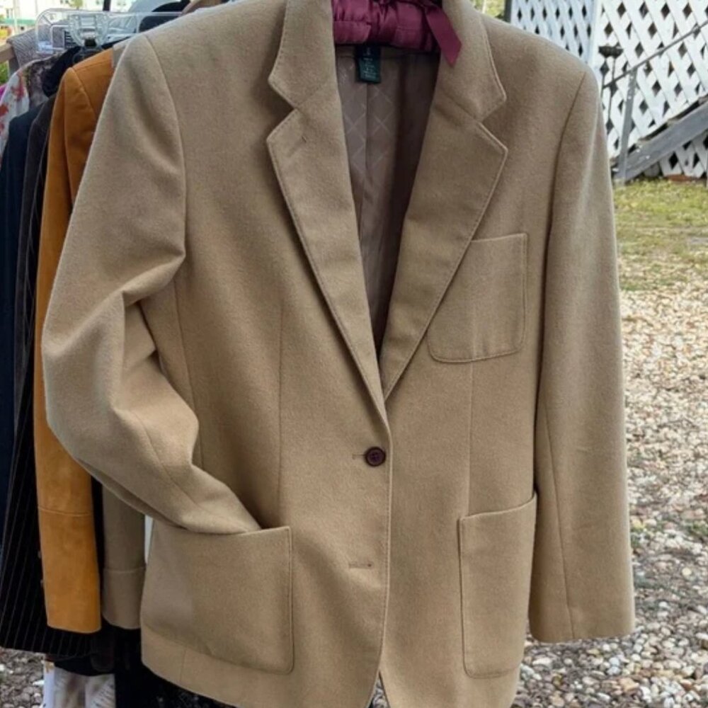 Ralph Lauren Camel Hair Tan Blazer